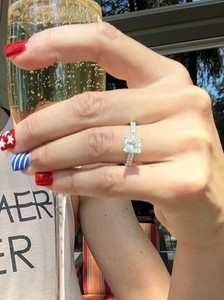 1.72 Carat Princess Cut Diamond 14K White Gold Engagement Ring GIA SI1 I