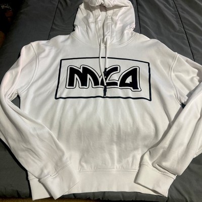 Alexander McQueen MCQ Bunny Hoodie Sweatshirt Size Small White