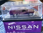 Hot Wheels Red Line Club 1:64 1986 Nissan 720 King Cab Purple w/ Case
