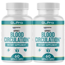 GLPro Capsules Blood Health Support Dietary Supplement - 2 Bottles