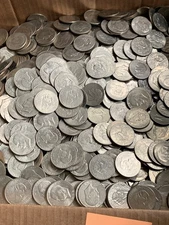 Circulated Condition Eisenhower Dollars 4 Sale Lot Of 100 (examples in pics)