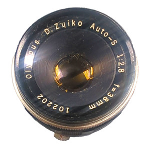 Olympus Zuiko D.Zuiko Auto-S 38mm f/2.8 Manual Focus Lens Pen F In UK