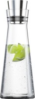 Emsa Glaskaraffe Flow Slim 1L KleingeräTe 515675 Glaskaraffe