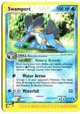 Swampert Rare Ruby and Sapphire 23/109 LP+ on eBay