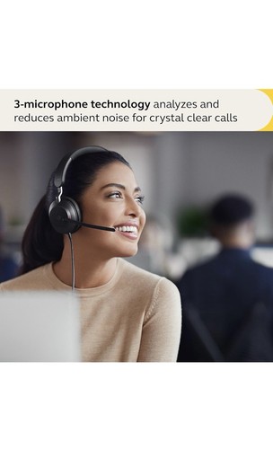 Jabra Evolve2 40 SE USB-A Wired Stereo Conferencing Headset 24189-999-999 - Bild 4 von 8