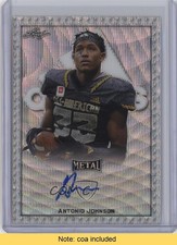 2020 Leaf Metal US Army All-American Bowl 1/1 Antonio Johnson #BA-AJ1 Auto k4s