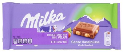 Milka Choc Bar Choc Bar Whl Hazlnt 3.35 OZ Pack Of 17