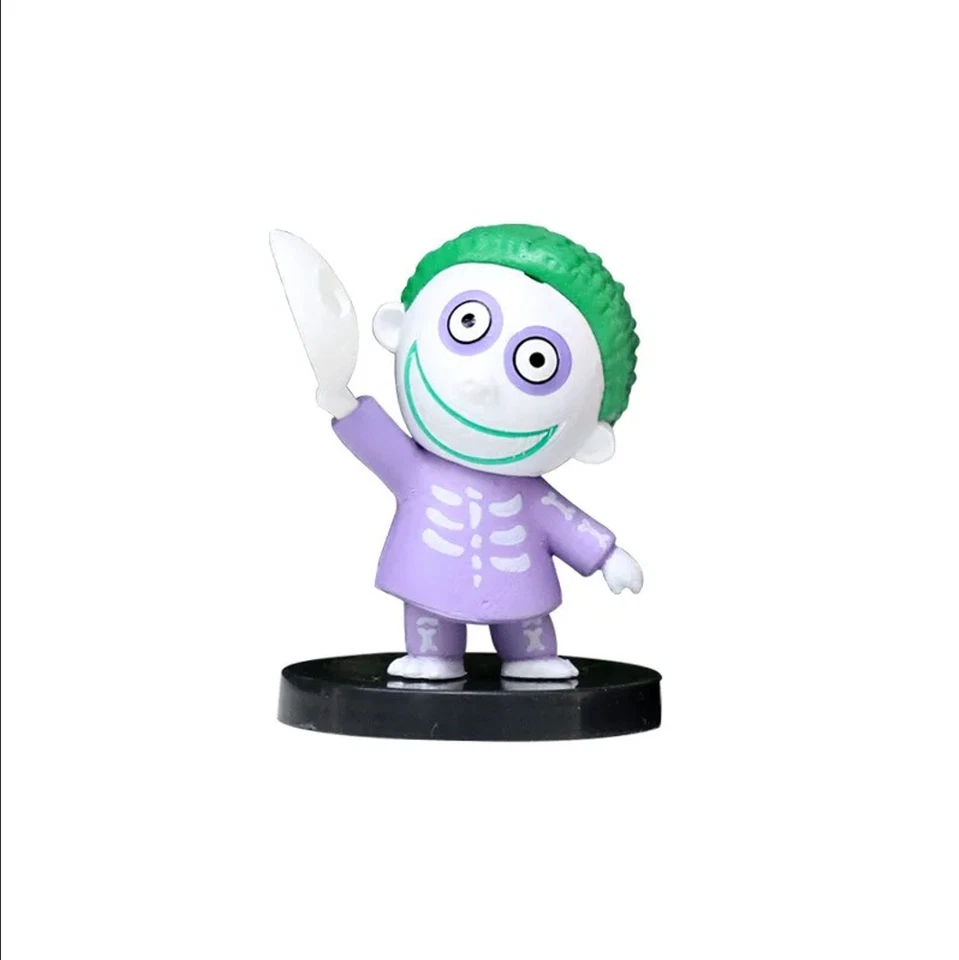 10 peças/conjunto desenho animado The Nightmare Sally Skellington Jack boneco de ação brinquedo - Imagem 3 de 4
