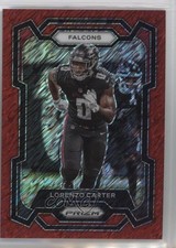 2023 Panini Prizm Red Shimmer Prizm 5/35 Lorenzo Carter #16 5l2