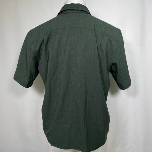 Orvis Classic Collection Green Button Up Short Sleeve Casual Shirt Men's LARGE - Picture 8 of 13