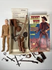Marx JOHNNY WEST 2062 w Box  pls read wear pls read Plus Extra Repair Johnny