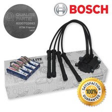 OEM ZÜNDSPULE + BOSCH ZÜNDKERZEN RENAULT CLIO TWINGO MODUS 1.2 16V ZÜNDKABELSATZ