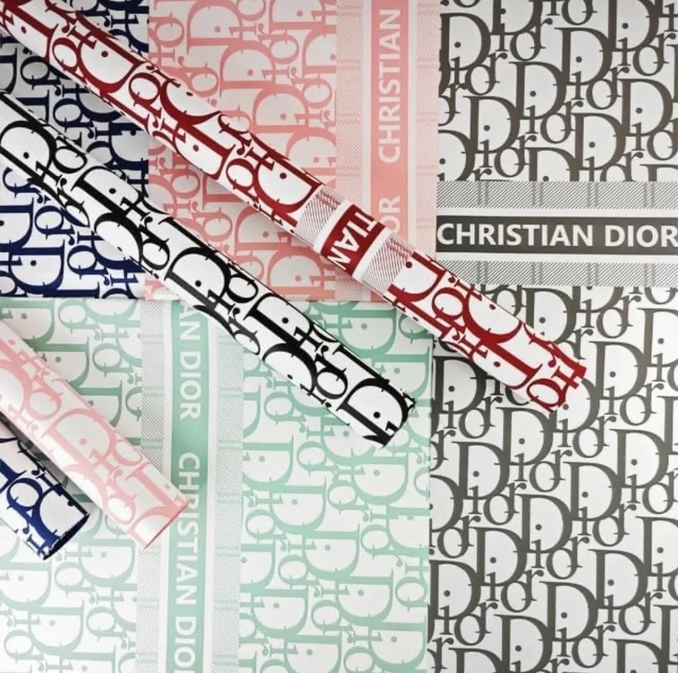 Korean paper /Korean Wrapping Paper Luxury Brand Waterproof 20 Sheets - Same Day - Image 4 of 4