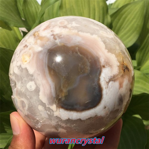 2,5 Pfund Natürlicher Achat Geode Kugel Kristall Quarz Kugel 95 mm Reiki Dekoration Geschenk - Bild 5 von 12