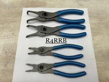 Snap-on Tools Usa New 4pc Pearl Blue Soft Grip Snap Ring Pliers Lot Set