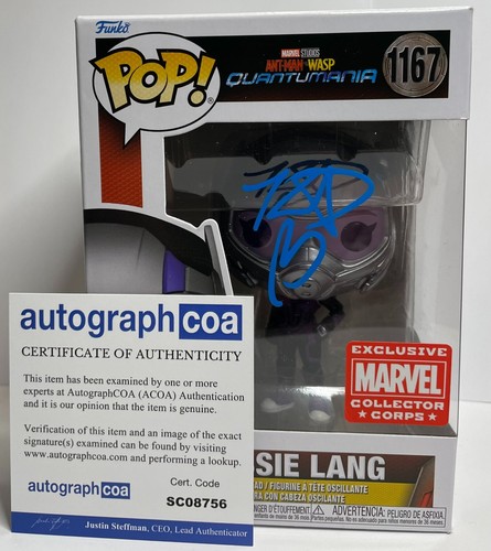 KATHRYN NEWTON signed Autogramm Funko Pop ANT MAN in Person autograph ACOA - Picture 2 of 8