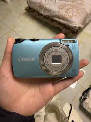 Canon PowerShot A3200 IS 14.1MP Digital Point & Shoot Camera Blue