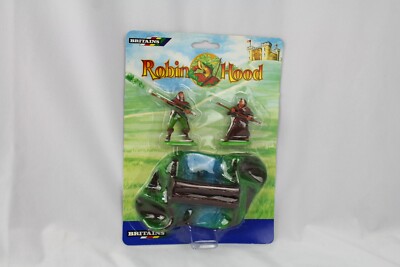 Britains Deetail # 7833 Robin Hood Siege Set Robin & Friar Tuck Playset New