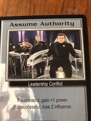 BABYLON 5 CCG KARTE NEAR MINT ZUSTAND SELTEN AUTORITÄT ANNEHMEN ABGETRENNTE TRÄUME