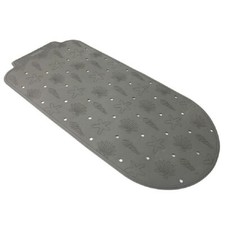 Tappeto tappetino con fondo ventose antiscivolo per vasca da bagno  tortora grig