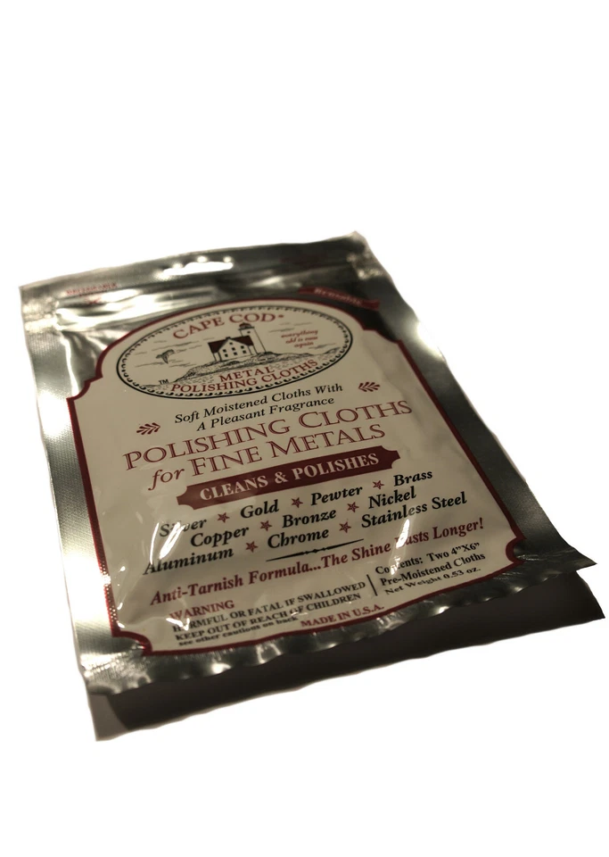 Cape Cod Polishing Cloth, Poliertuch, 2er Pack, Fine Metal Polish, Uhren Politur - Bild 3 von 3
