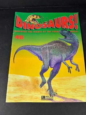 1 Vintage Dinosaurs! Atlas Partworks 1990's ISSUE #48