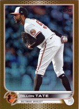 2022 Topps Update Gold Foil #US25 Dillon Tate Baltimore Orioles