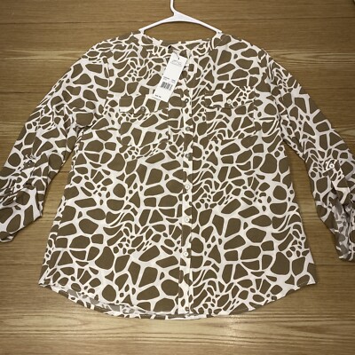 Blusa De Terciopelo Alfani Para Mujer Manga Larga Con Lazo Lateral Talla MP
