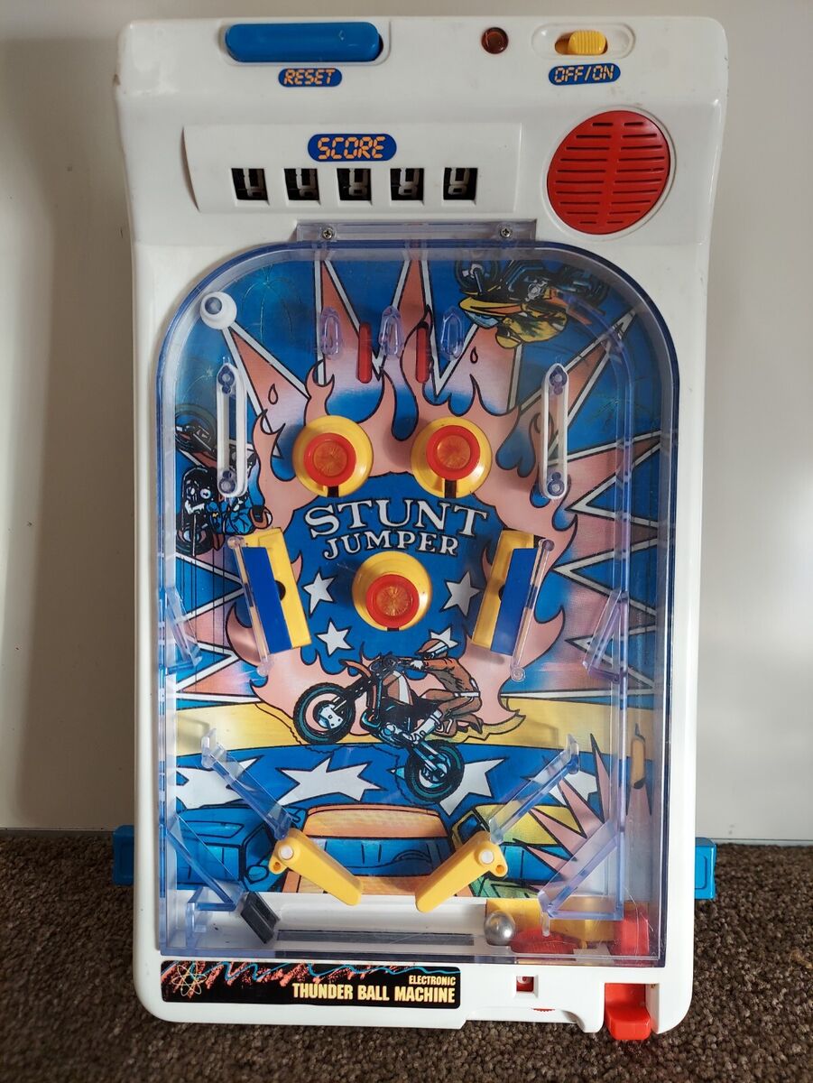 Vintage Table Top Electronic Thunder Ball Machine Stunt Vintage Table Top Electronic Thunder Ball Machine Stunt
