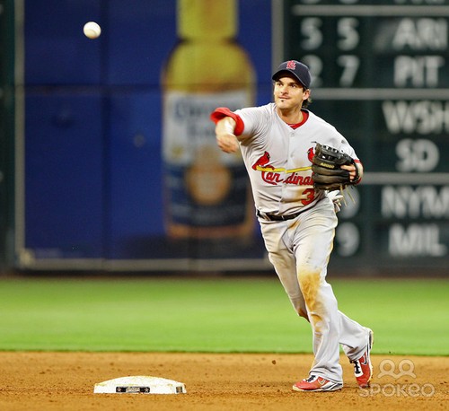 Ryan Theriot St. Louis Cardinals Game Used 2011 Opening Day Convertible Magnets - 第 1/1 張圖片
