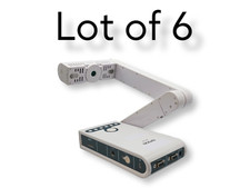  LOT OF 6 Epson DC-10s Portable Document Camera Presenter Projector ELPDC10S