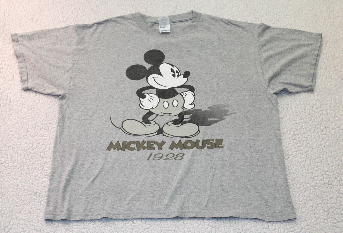 Mickey Mouse 1928 Back Logo T-Shirt Adult XL Multicolor Delta Pro