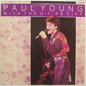 Paul Young And The Q Tips - Paul Young With The Q-Tips Live (LP, Album, RE)