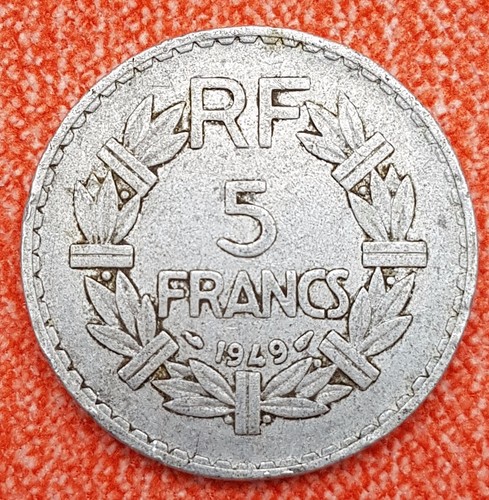 France 5 Francs coin, Aluminium & Aluminium Bronze 1933 - 1952, Choose Your Date - Picture 11 of 12