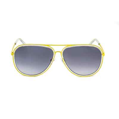 Guess GU6982 39C Yellow Metal Mirrored Aviator Sunglasses Frame 59-13-150 GU6982