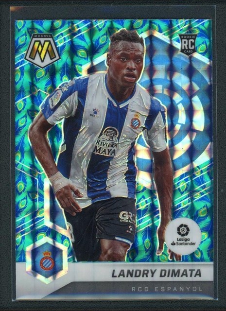 2021-22 Landry Dimata Panini Mosaic Laliga Santander Peacock Rookie RC #167