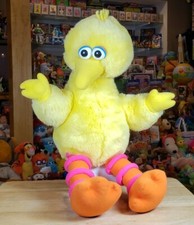Vintage 20" Talking Big Bird Playskool Sesame Street Plush TESTED  WORKS   