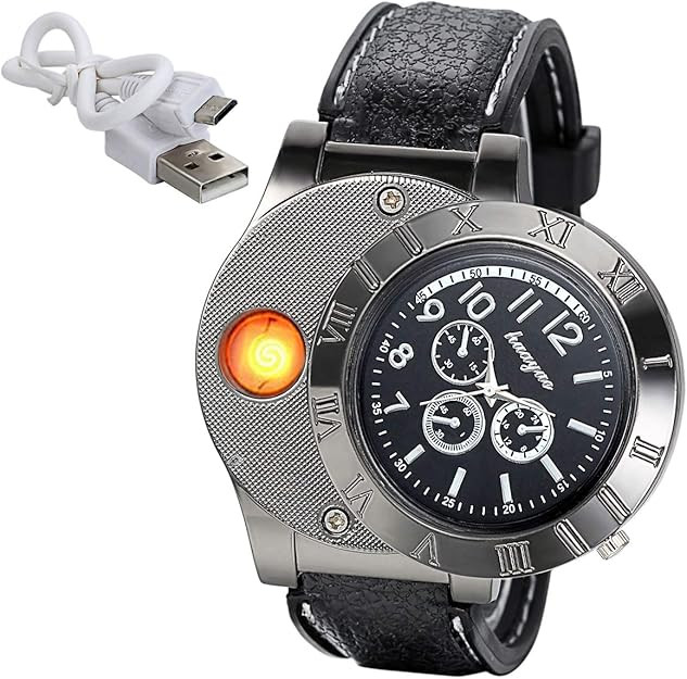 Watch Cigarette Rechargeable Wristwatch Usb