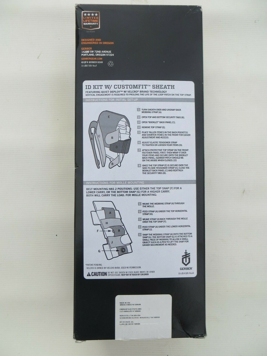 USGI Gerber Individual Deployment Kit MP600 Efect