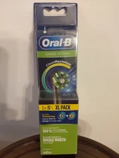Oral-B Cross Action Clean Maximiser Toothbrush Heads - Black Edition - 5 Pack
