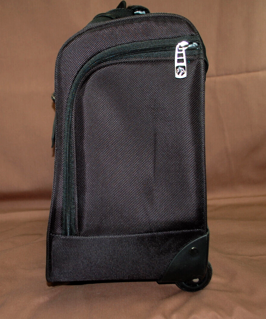 TPRC 16" Rolling Underseat CarryOn Luggage Bag Black M5053 eBay