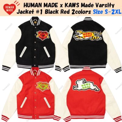 ゆうHUMAN MADE x KAWS VARSITY JACKET #1 HUMAN MADE x KAWS Made Varsity Jacket #1