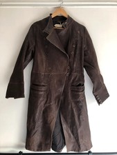 Long Leather Toast Coat