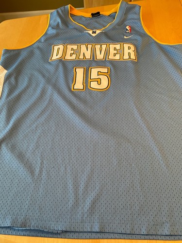 CARMELO ANTHONY MELO DENVER NUGGETS BLAU TRIKOT NIKE SWINGMAN GENÄHT HERREN XXL - Bild 3 von 8