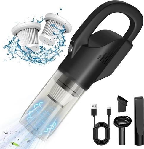 Handheld Vacuum Cordless with Strong Suction, Portable Hand Held Vac