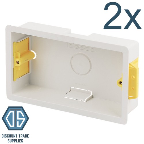 Appleby SB629 35 mm Doppel Trockenfutter Schnellreparatur Box 2 Gang Gipskartonplatte Rückbox - Bild 6 von 10