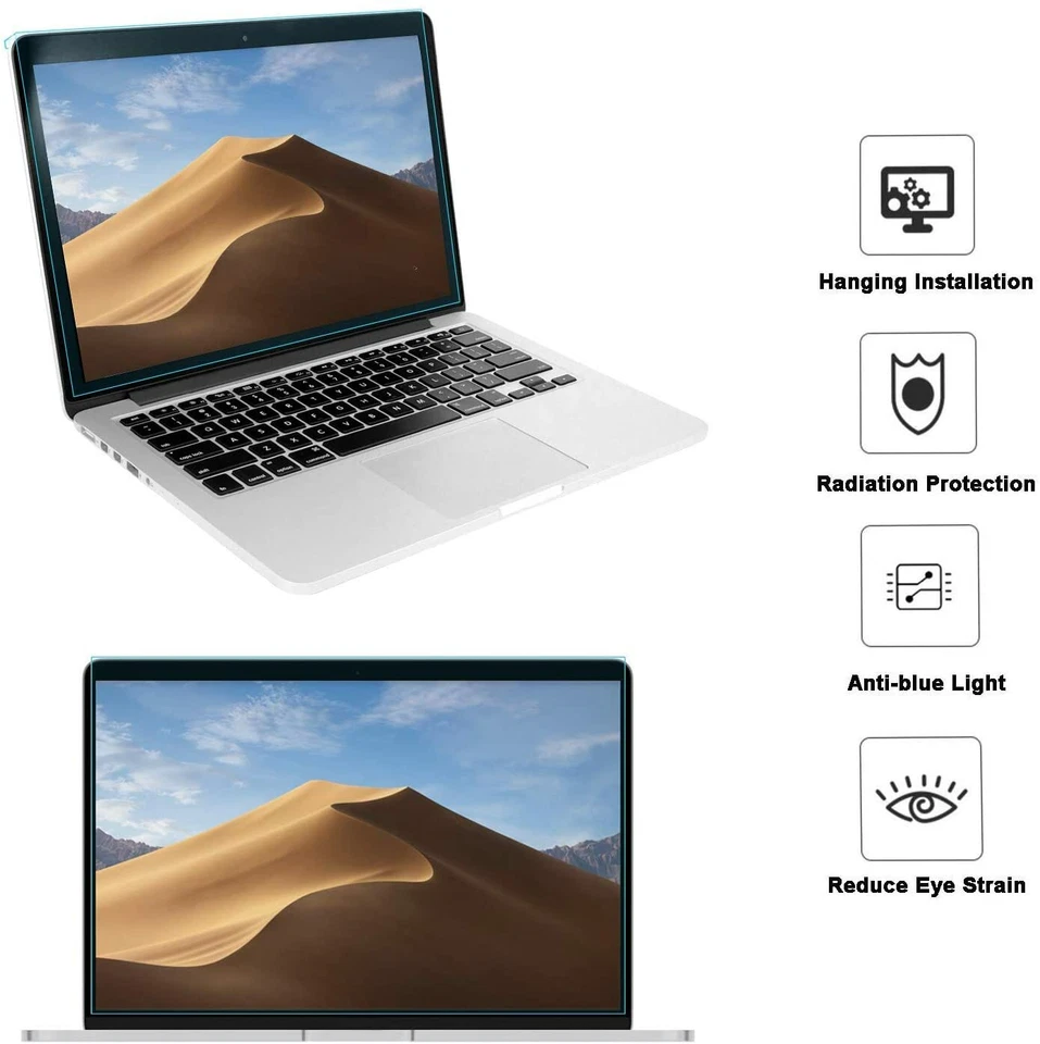 13-13.5 inch Laptop Blue Light Blocking Screen Protector Anti-UV Eye Protection - Image 3 of 4
