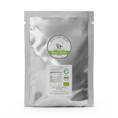 Bone Broth Powder - Pure Protein Organics - Grass-fed