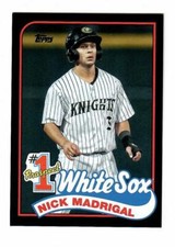 2020 Topps Update Black #1 Prospects Nick Madrigal P-24