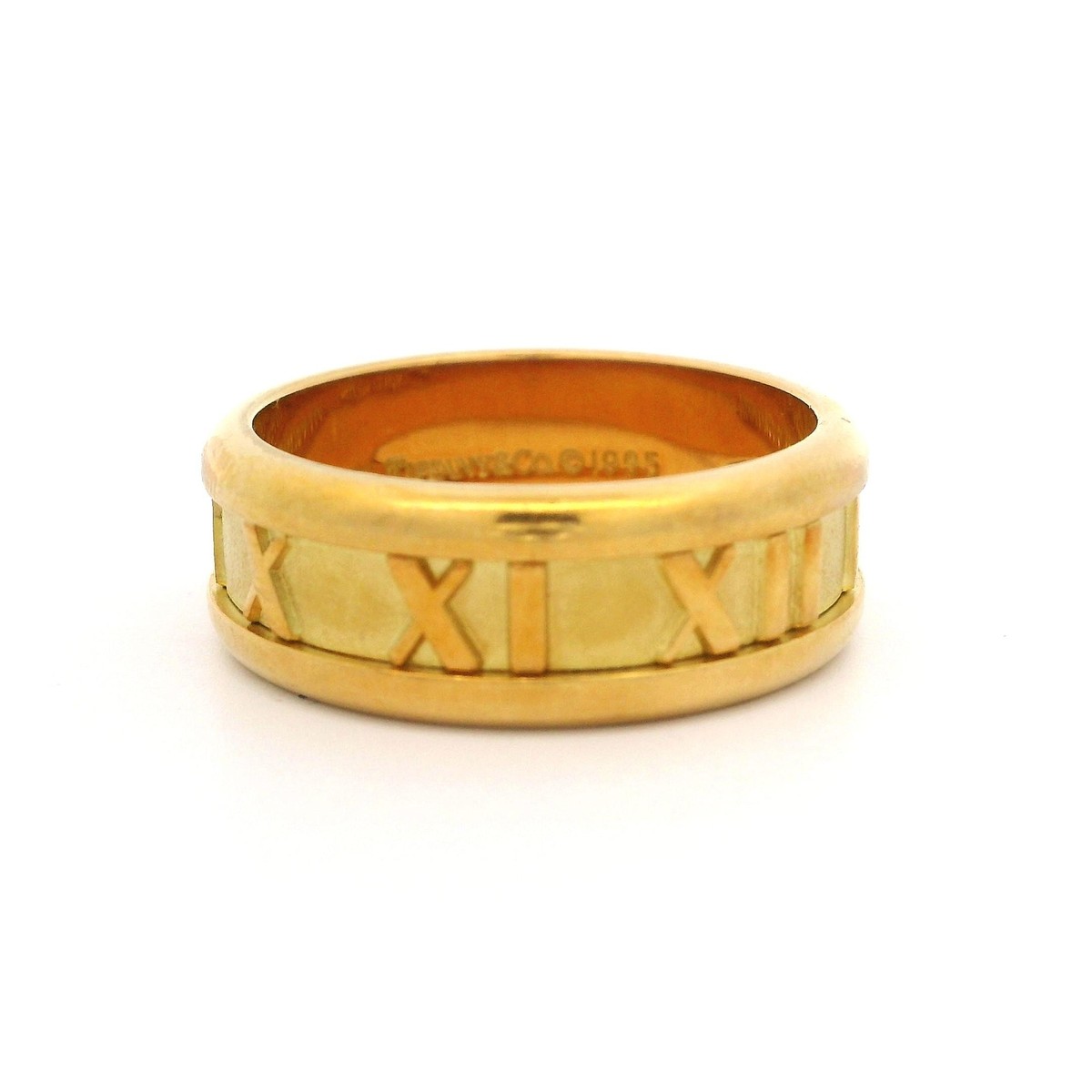 TIFFANY & Co　Atlas Ring Wide Tiffany & Co. Atlas Wide Band Ring Size 5 — DeWitt's Diamond